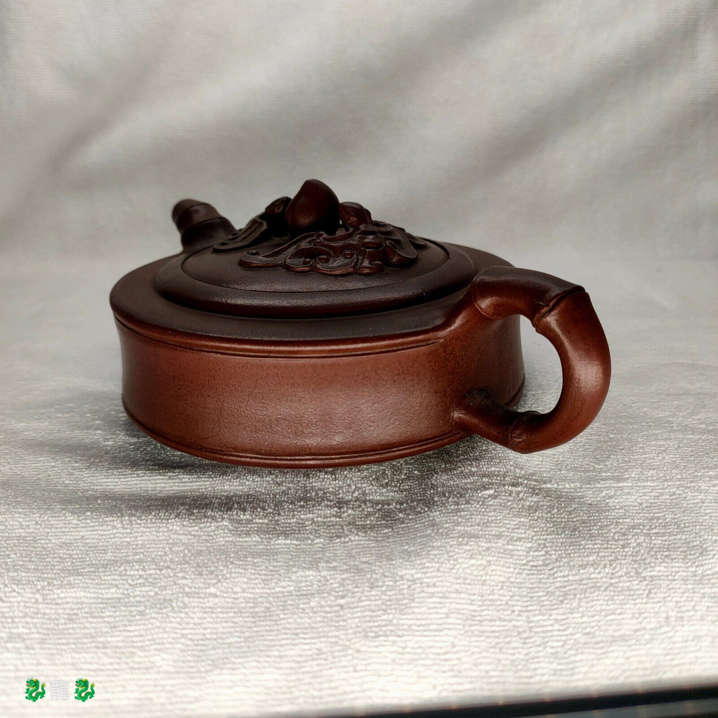 Chinese Yixing Zisha Clay Handmade Exquisite Teapot （祝福 底款：朱可心）