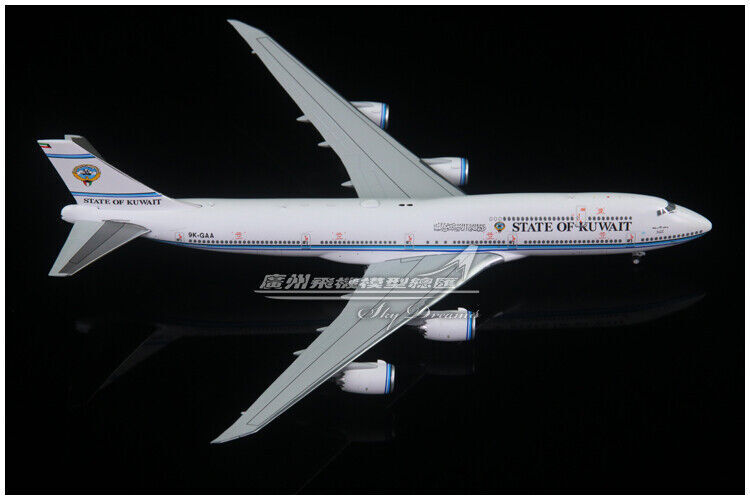 1:400 JC Wings STATE OF KUWAIT BOEING 747-8 Passenger Airplane Diecast Model