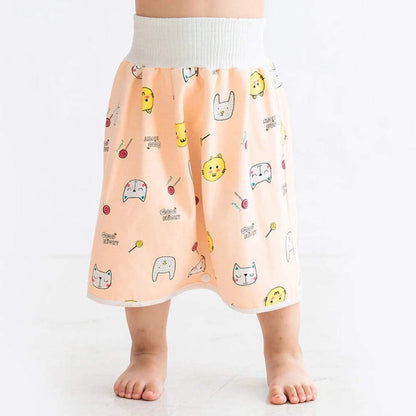 Baby Waterproof Diaper Skirt Leak-Proof Reusable Nappy