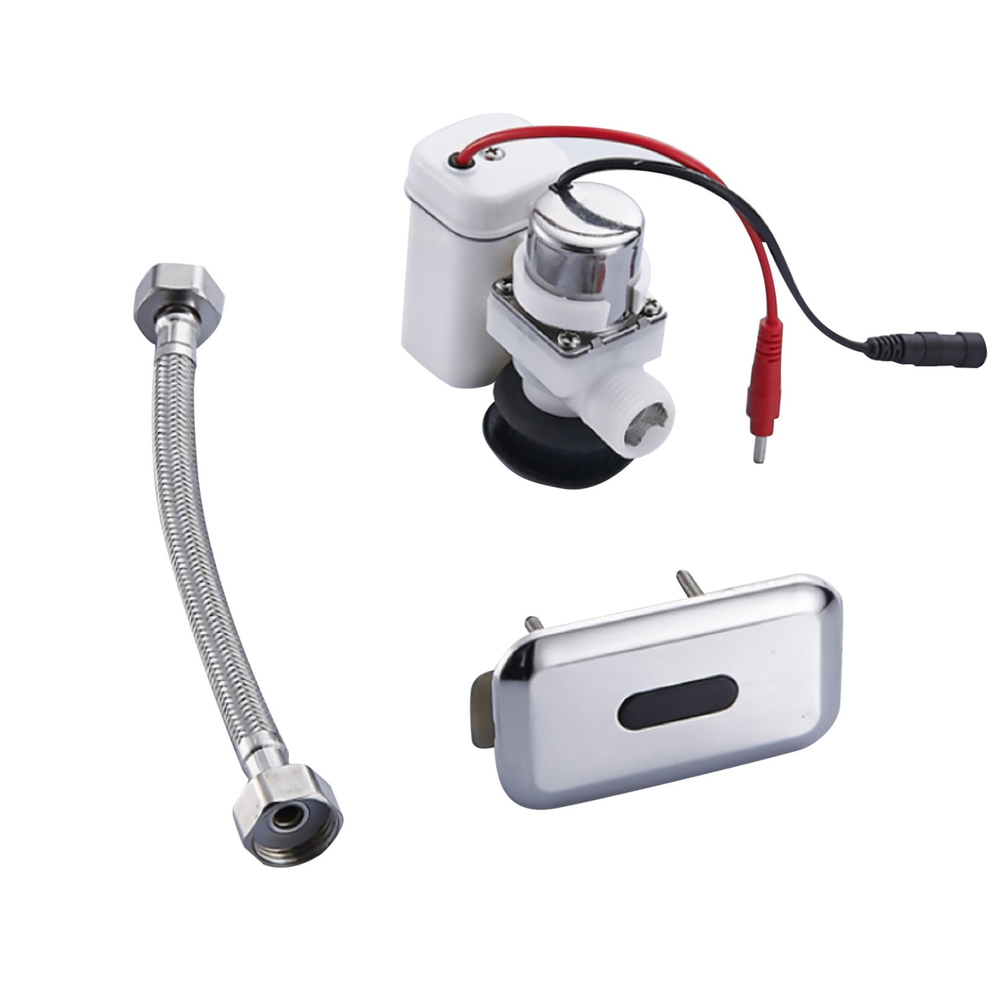 Automatic Ceramic Integrated Standing Urinals Sensor Flusher Flush Valve Kit a