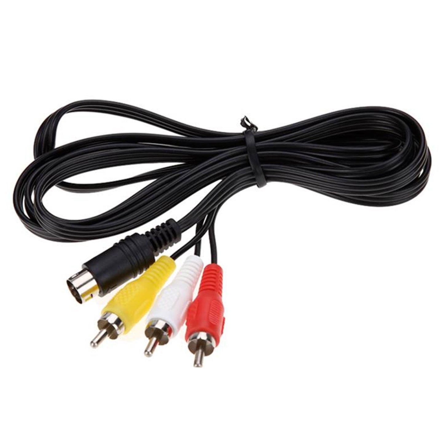 1.8M 9-Pin 3RCA Audio Video AV Cable Adapter Cord Wire For Sega Genesis 2 3