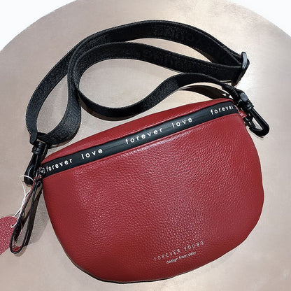 Waist Bags Shoulder Purse Belt Crossbody Pouch Genuine Leather Retro Chest Bag