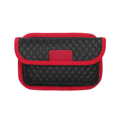 Car Storage Bag PU Leather Pocket Multi-use Seat Organizer Phone Pouch Bags