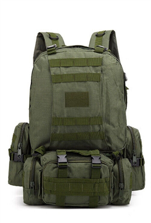4 in 1 Backpack 55L Tactical Backpack Bag Army Rucksack Outdoor Sport Travel