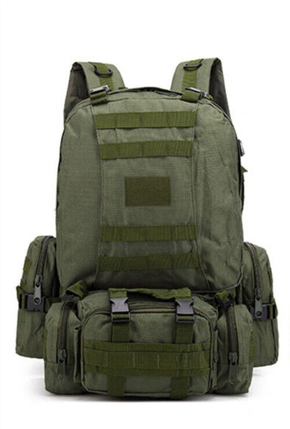 4 in 1 Backpack 55L Tactical Backpack Bag Army Rucksack Outdoor Sport Travel