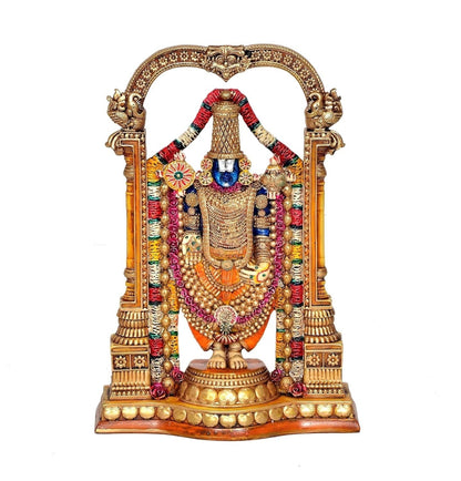 Resin Lord Venkateshwara Tirupati Balaji Figurine Statue Sculpture Idol