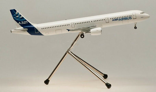 1:200 23CM Hogan AIRBUS A321 Passenger Airplane ABS Plastic Aircraft Plane Model