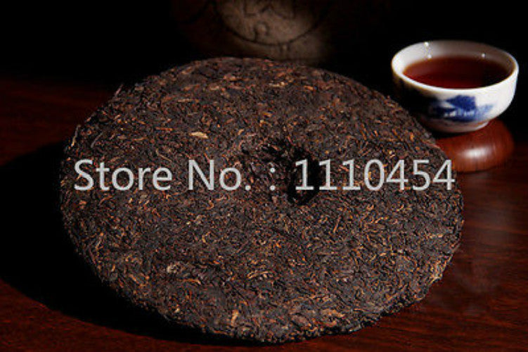 Ripe Pu Erh Tea Cake Yunnan Dayi Style Aged Dark Tea 357g