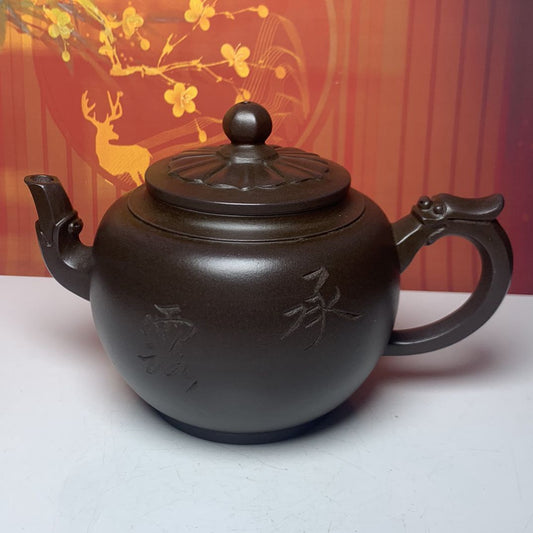 Vintage Chinese Yixing Purple Clay Teapot Zisha Ceremony Fashion Gift Teaware