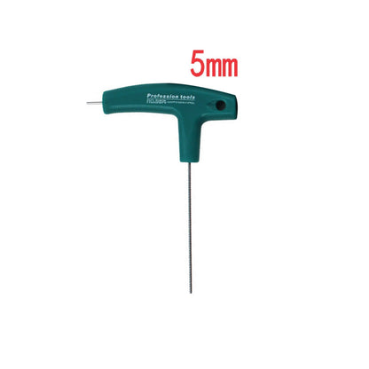 5mm Wrench T-Handle Hex Allen Key Screws Screwdriver Driver Tools Set