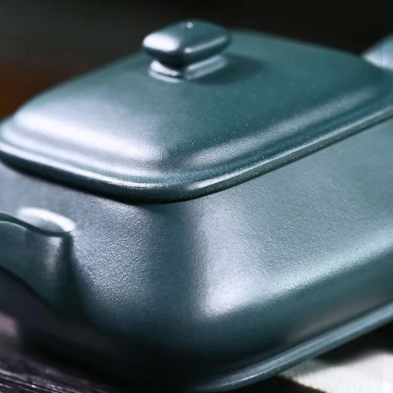 Yixing Purple Clay Teapot Single Purple Clay Tea Set Early China Green Clay Han