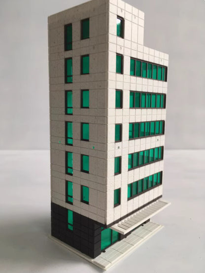N Scale 1/150 Models Railway Modern City Business Building Tall Office