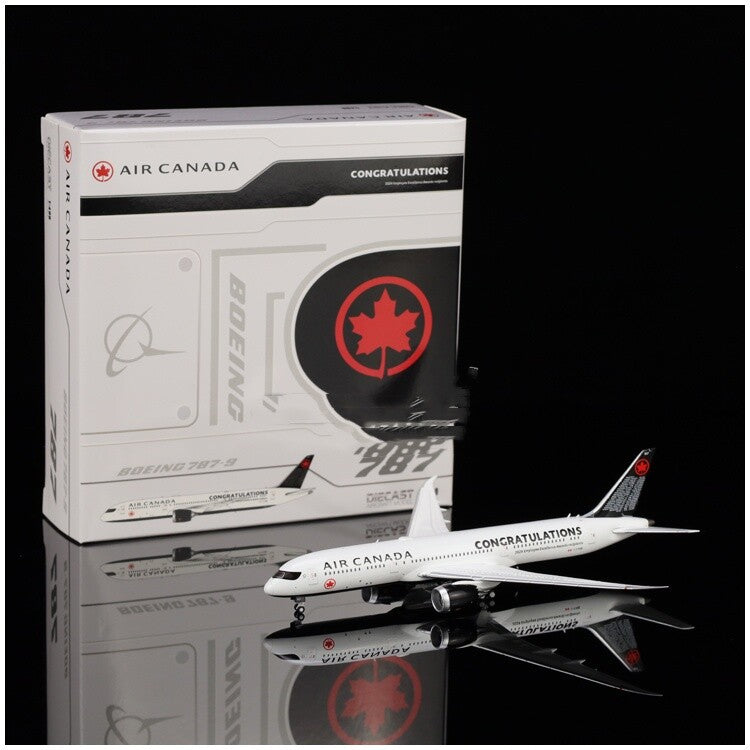 1:400 JC Wings Air Canada Boeing 787-9 Airplane Diecast Aircraft Model