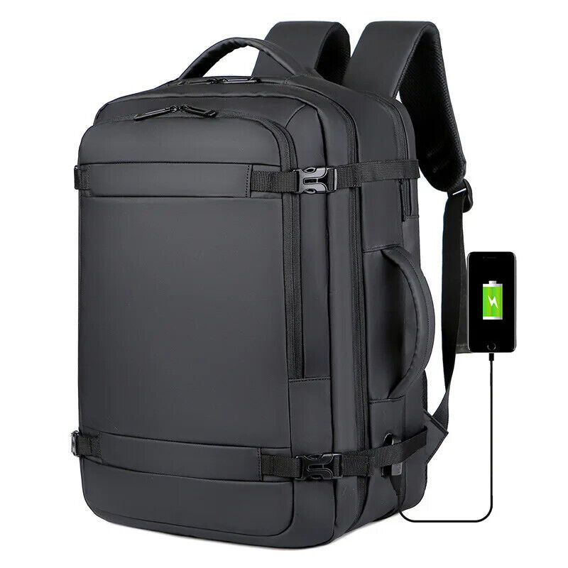 40LUSB Travel Backpack Bags Water Resistant Durable 17-inch Backpack Men