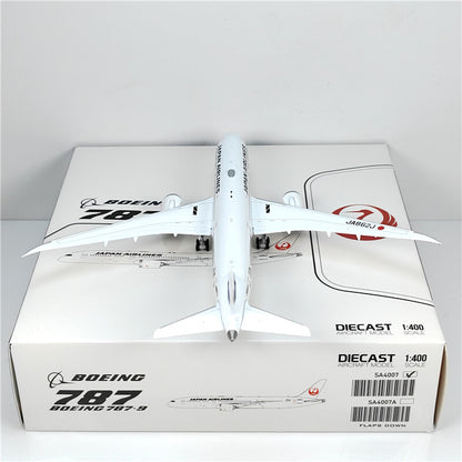 1:400 JC Wings JAL BOEING B787-9 Passenger Airplane Diecast Aircraft Model