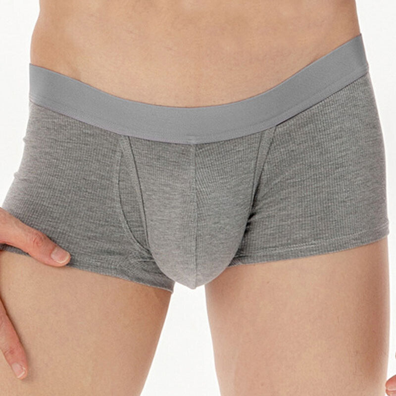 Sexy Men's Open Front Underwear U Convex Pouch Boxer Shorts Panties Underpants