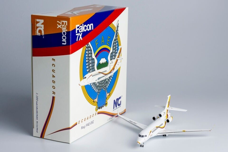 1:200 NG Model Ecuadorian Air Force Dassault Falcon 7X Aircraft Diecast Model