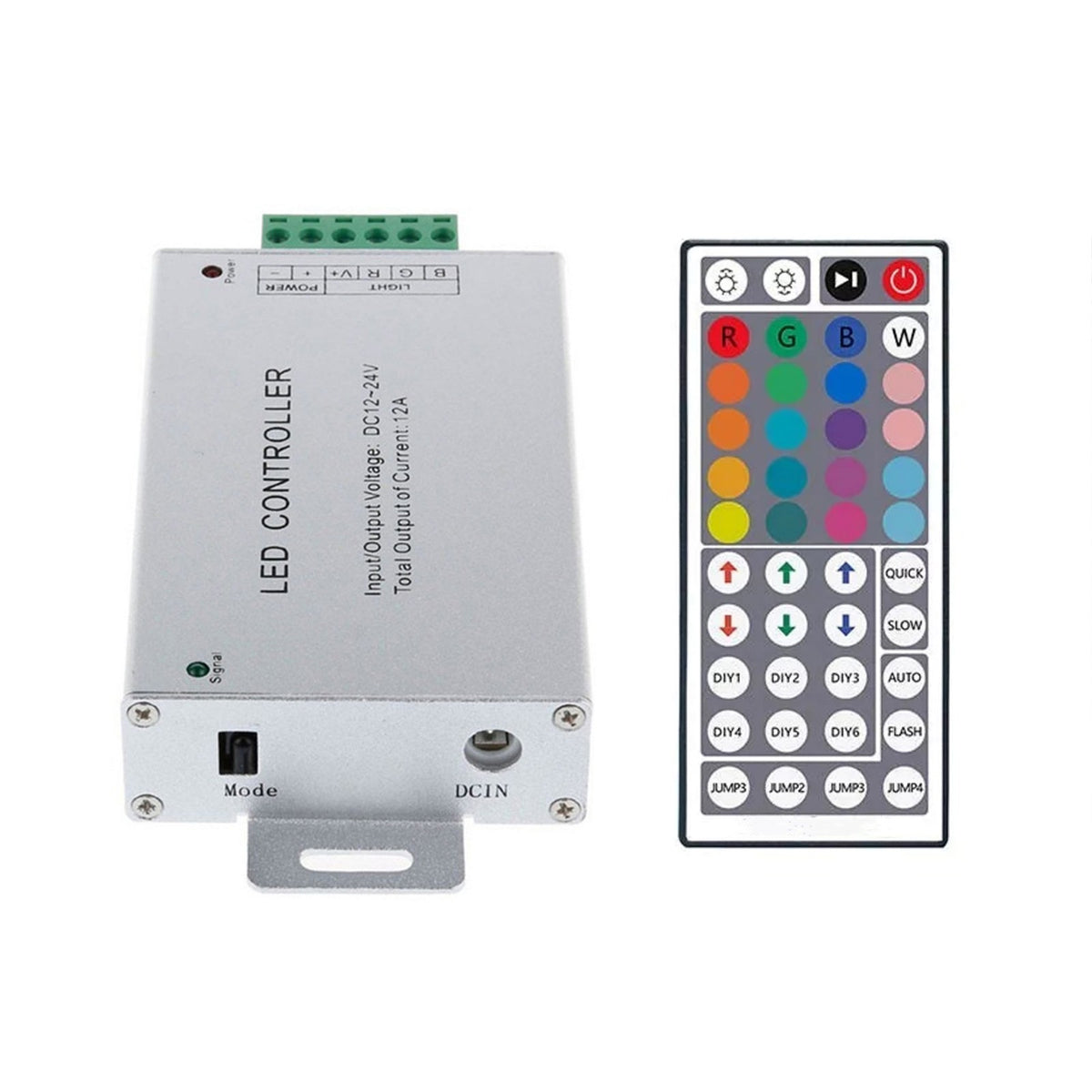 DC 2023 for SMD 5050 LED Strip 44 Key Infrared Remote Control RGB Controller
