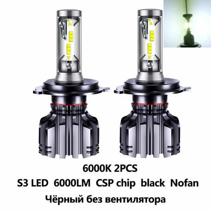 Car Headlight H4 LED Lamp H7 H11 H8 9006 9005 HB4 H1 H3 HB3 CSP 4500K 50W 6000LM
