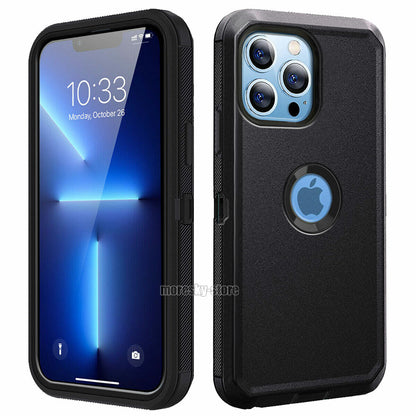 For iPhone 13 Pro Max 13 mini Phone Case Shockproof Rubber Heavy Duty Hard Cover