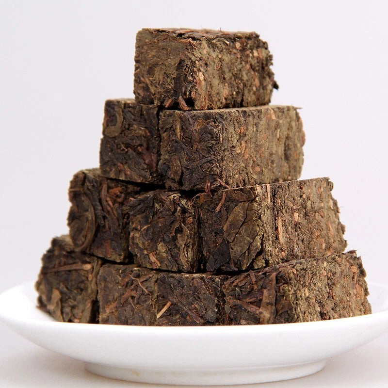 500g 2016 Anhua Dark Tea Instant Hei Cha Mini Brick Fu Zhuan Golden Flower Tea