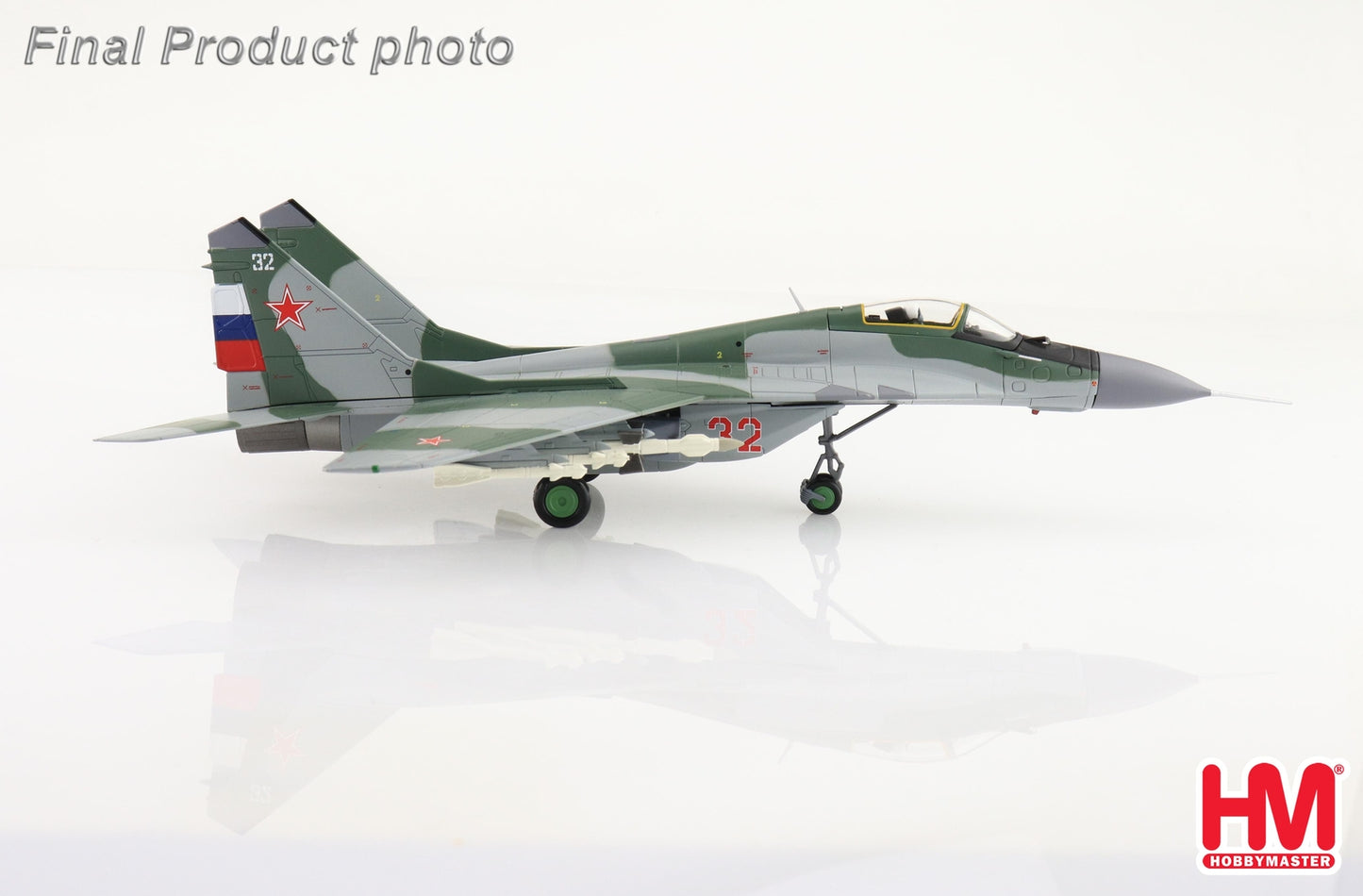1:72 HM MIG-29A Fulcrum Red 32, 960th FR, 1997 Fighter Diecast Aircraft Model