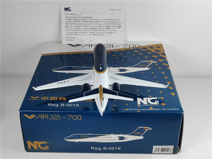 1:200 NG Model COMAC CBJ ARJ21-700 Passenger Airplane Diecast Aircraft Model