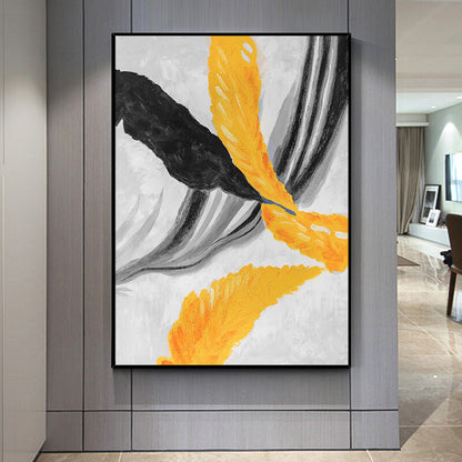 Abstract Handpainted Oil Painting On Canvas Large Contemporary Wedding Decor