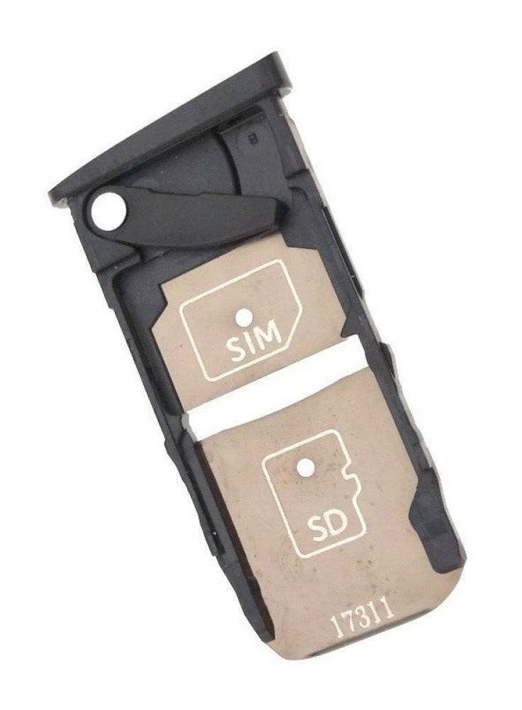 1Pc Black Replacement Micro SD SIM Card Tray for Motorola Moto Z Force hh