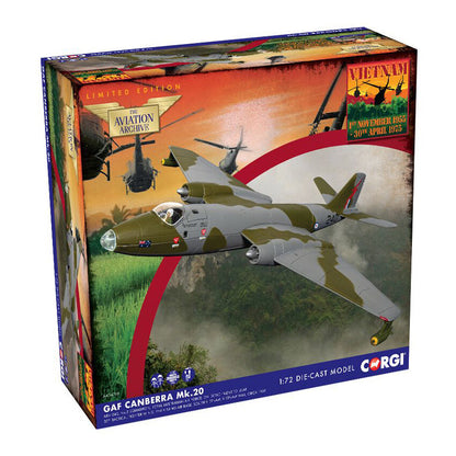 1:72 Corgi GAF Canberra B.20 , South Vietnam,1969 Fighter Diecast Aircraft Model