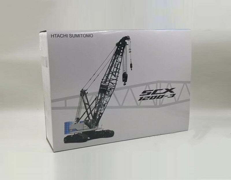 1:50 38CM SCX1200-3 Crawler Crane Constuction Machine Equipment Diecast Model