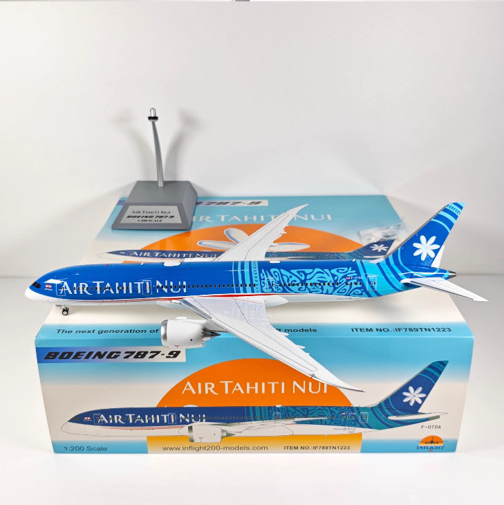1:200 InFlight Air Tahiti Nui Boeing 787-9 F-OTOA Airplane Diecast Plane Model