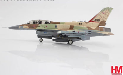 1:72 HM F-16I Sufa 455 119 Squadron "The Bat" IAF Fighter Diecast Aircraft Model