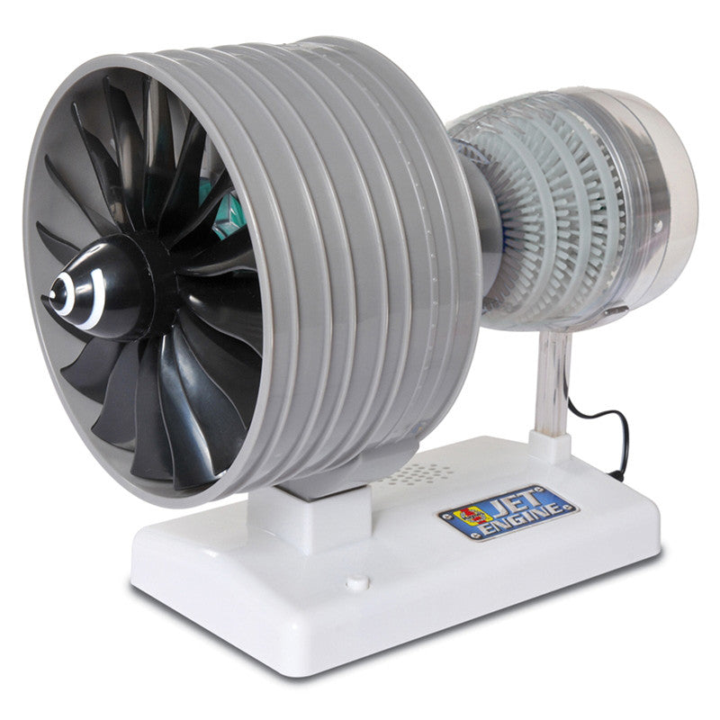 Turbofan Engine Model Jet Aircraft Engine Movable Model Kit Rotatabl