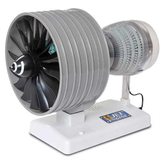 Turbofan Engine Model Jet Aircraft Engine Movable Model Kit Rotatabl