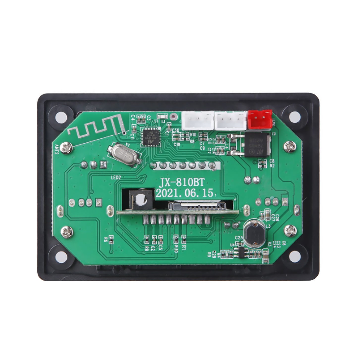 FM Bluetooth Car Audio MP3 Decoder Board With Remote Control & 4* Cable Core