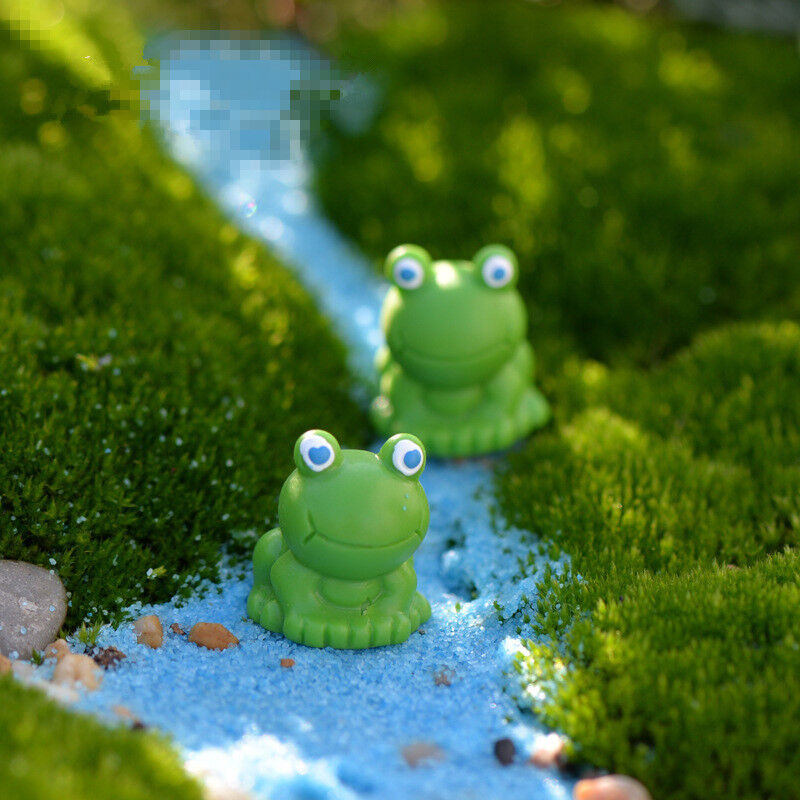 Blue Eyes Frogs Miniature Garden Yard Lawn Ornament Decoration Figurine DIY 5pcs