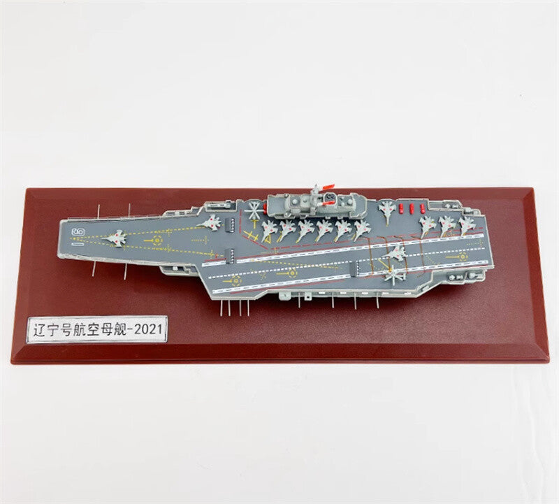 Liaoning China Aircraft carrier J15 carrier 1/1500 diecast model ship