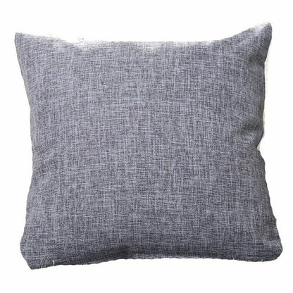Pillows Cover Sofa Waist Cushion Solid Linen Throw Pillowcase Office Home Decor