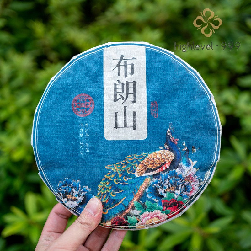 357g Raw Puer Tea Cake Bulang Mountain Yunnan Ancient Tree Compressed Tea