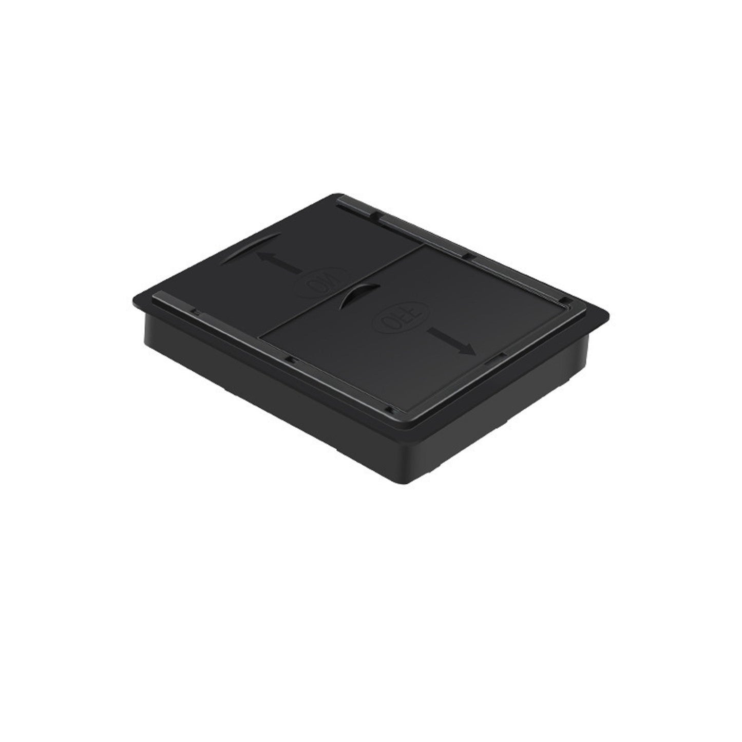 Black Car Center Plastic Storage Box Case For Tesla Model Y/Model 3 2021-2023