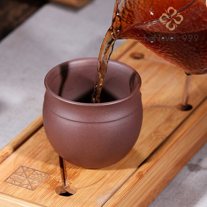 true yixing zisha tea cup marked master cup original ore dahongpao clay cup new