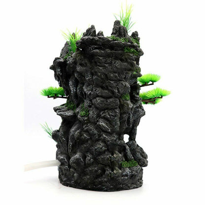 10.2" Extra Large Aquarium Landscaping Rockery Quicksand Waterfall Decoration