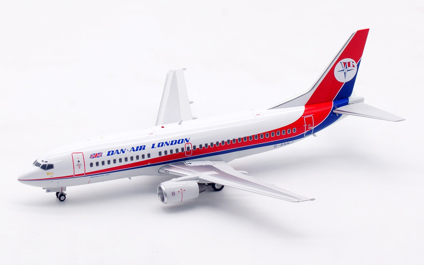 1:200 InFlight DAN AIR LONDON B737-300 G-BNNJ Airplane Diecast Aircraft Model