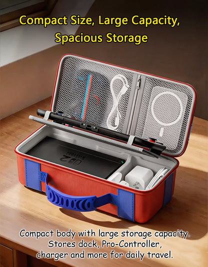 Mario Limited‑Edition Hard‑Shell Carrying Case for Nintendo Switch 2/Switch/OLED