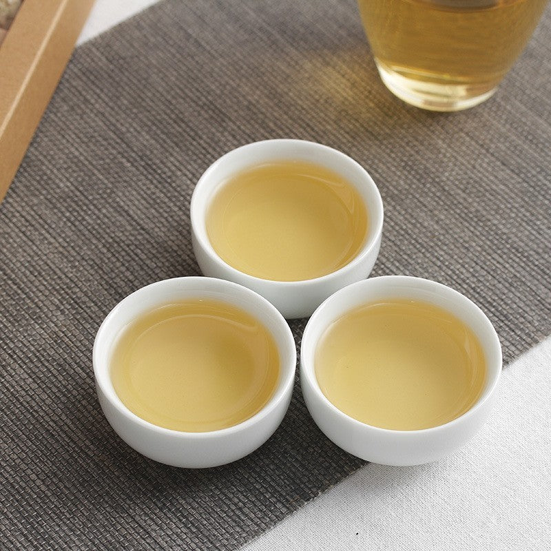 140g Yunnan Pu'er Raw Tea 18 Pcs Handmade Dragon Ball Flower Tea Gift Box Set