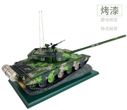 1:24 50CM Chinese New Type 99A Main Battle Tanks Diecast Military Armor Model