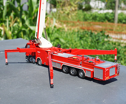 1:50 SANY 62M Water Tower Fire Truck Recue Vehicles Diecast Model Collection