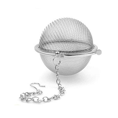 Stainless Steel Sphere Spice Tea Ball Strainer Mesh Tea Infuser Filter Tea Tools