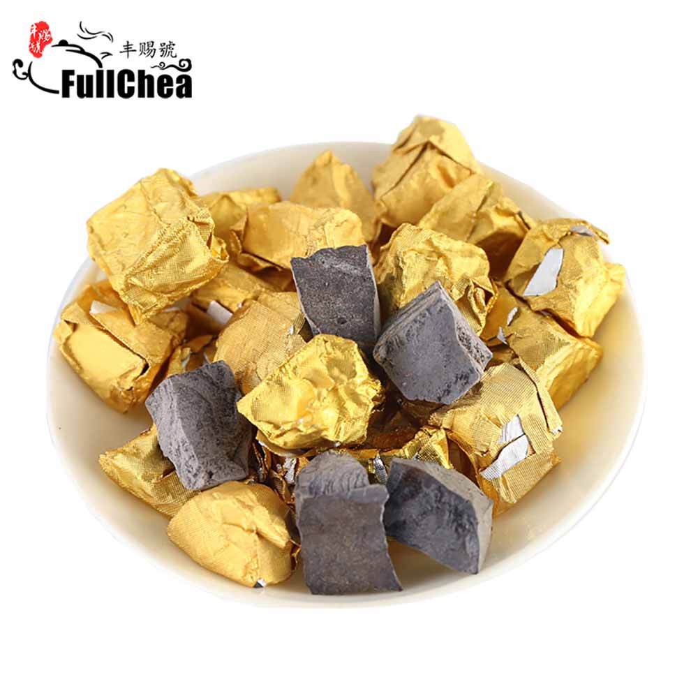 Ripe Puer Chagao Gold Tin Foil Packing Shu Puerh Resin Tea Cream